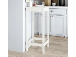Móvel De Bar* Móvel de bar 50x50x110 cm madeira de pinho maciça PT305420 Branco