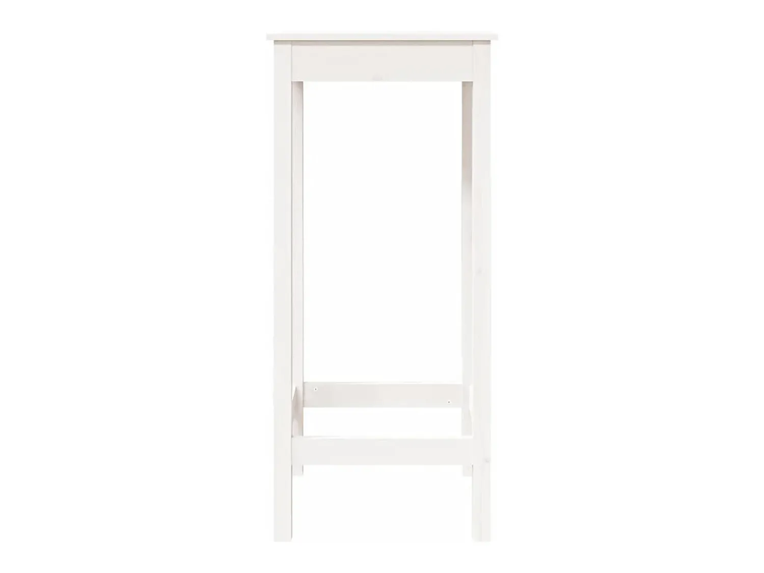 Móvel De Bar* Móvel de bar 50x50x110 cm madeira de pinho maciça PT305420 Branco