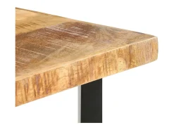 Móvel de bar 120x58x107 cm madeira de mangueira áspera PT482190^ Móvel De Bar