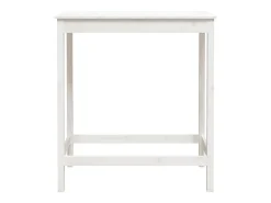 Móvel de bar 100x50x110 cm madeira de pinho maciça PT322790 Branco