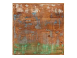 Móvel De Bar* Móvel de bar 55x55x107 cm madeira recuperada maciça e ferro PT450426 Multicor