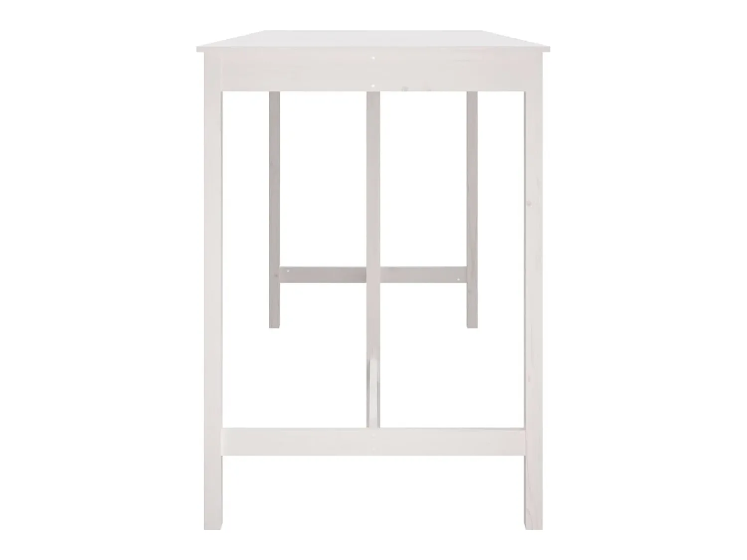 Outlet Móvel de bar 180x80x110 cm madeira de pinho maciça PT150678 Branco