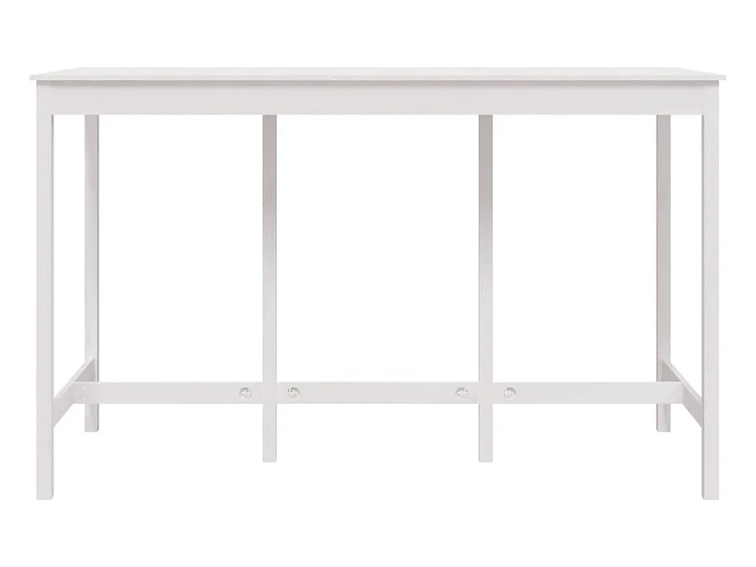 Outlet Móvel de bar 180x80x110 cm madeira de pinho maciça PT150678 Branco