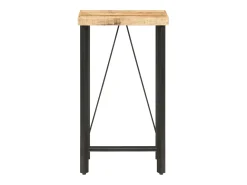 Discount Móvel de bar 60x60x107 cm madeira de mangueira áspera PT684975 Castanho