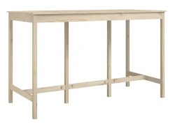 Outlet Móvel de bar 180x80x110 cm madeira de pinho maciça PT115972 Castanho