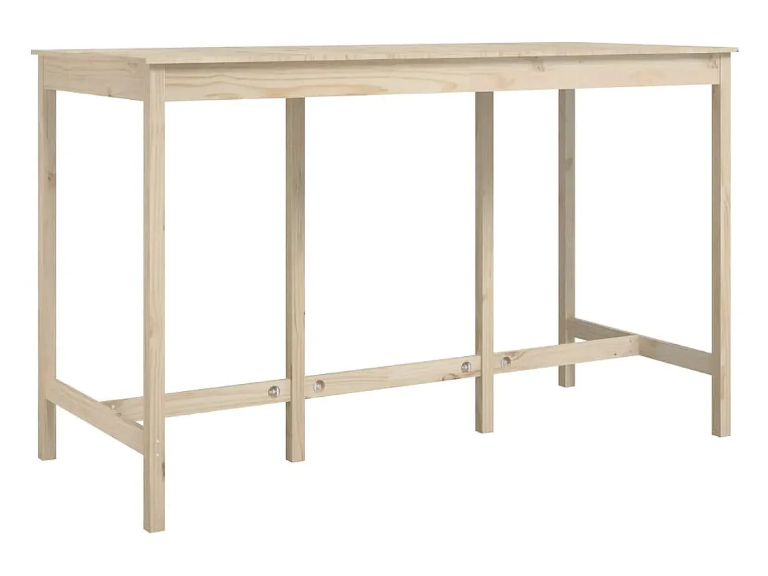 Outlet Móvel de bar 180x80x110 cm madeira de pinho maciça PT115972 Castanho