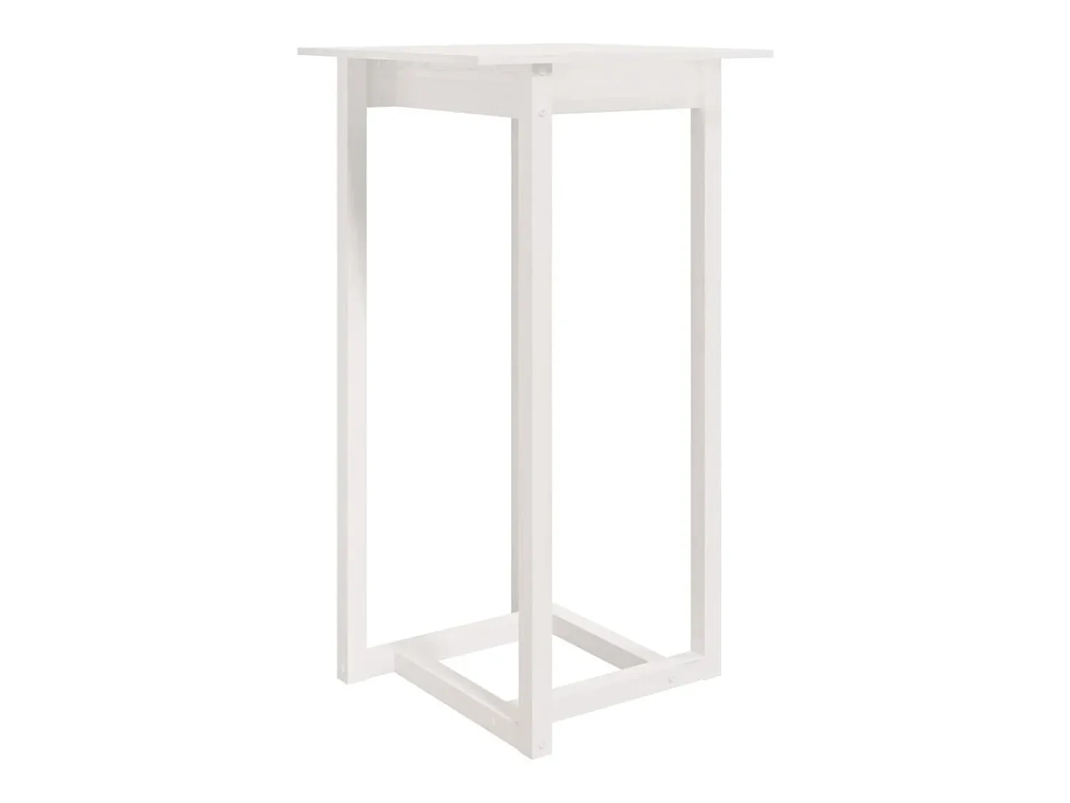 Móvel De Bar* Móvel de bar 60x60x110 cm pinho maciço PT576080 Branco