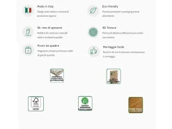 Cabide De Pé*Dmora Móvel de entrada Dkornvi, cabide com 3 ganchos, prateleira de entrada, 100% Fabricado na Itália, 90x29h34 cm, Branco