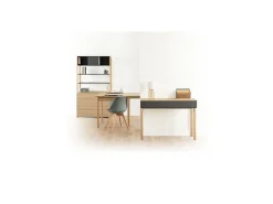 Consola*Five Móvel de entrada Extensio Hallway Carvalho e Cinza 111 cm Bege