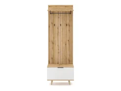 Móvel de entrada Nordic D carvalho evoke / tabilla / branco 65 cm Natural claro / Branco