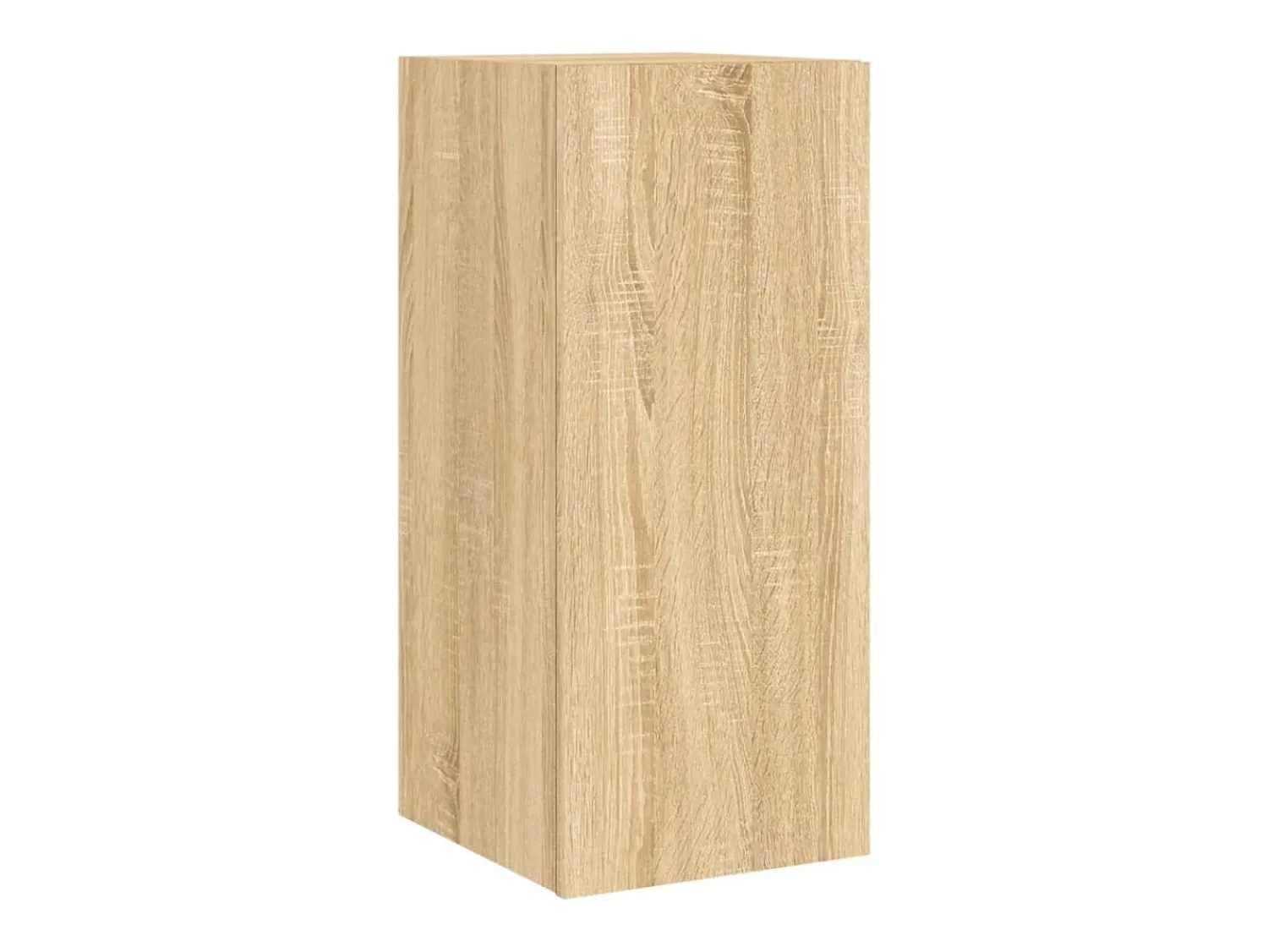 Clearance Móvel de parede p/ TV c/ luzes LED 30,5x35x70cm carvalho sonoma PT578747 Castanho