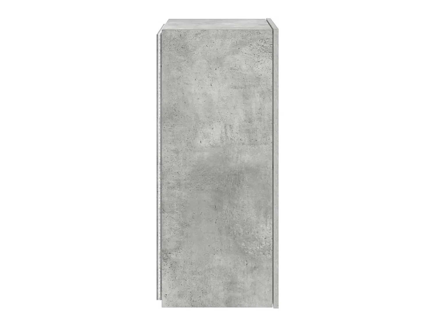 vidaxl Móvel de parede p/ TV c/ luzes LED 40,5x35x80 cm cinza cimento^ Móvel De Tv