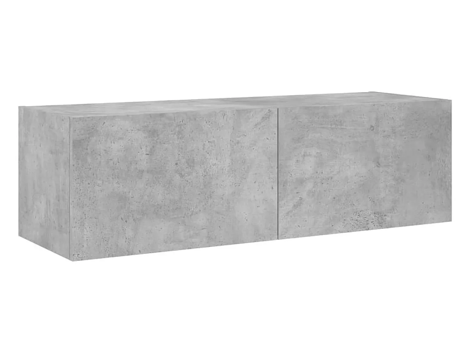 Hot Móvel de parede p/ TV c/ luzes LED 100x35x31 cm cinza cimento PT408432 Cinzento