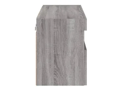 Móvel De Tv|vidaxl Móvel de parede p/ TV c/ luzes LED 80x30x40 cm sonoma Cinzento