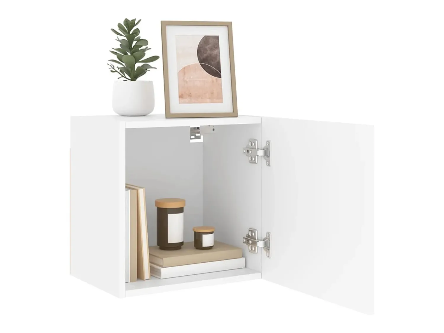 Clearance Móvel de parede p/ TV 40,5x30x40 cm derivados de madeira PT184828 Branco
