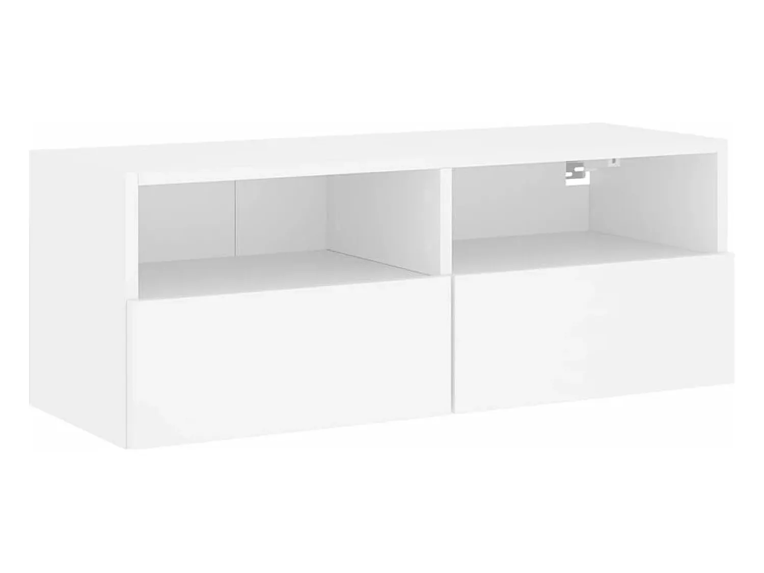 Móvel De Tv| Móvel de parede p/ TV 80x30x30 cm derivados de madeira PT515510 Branco