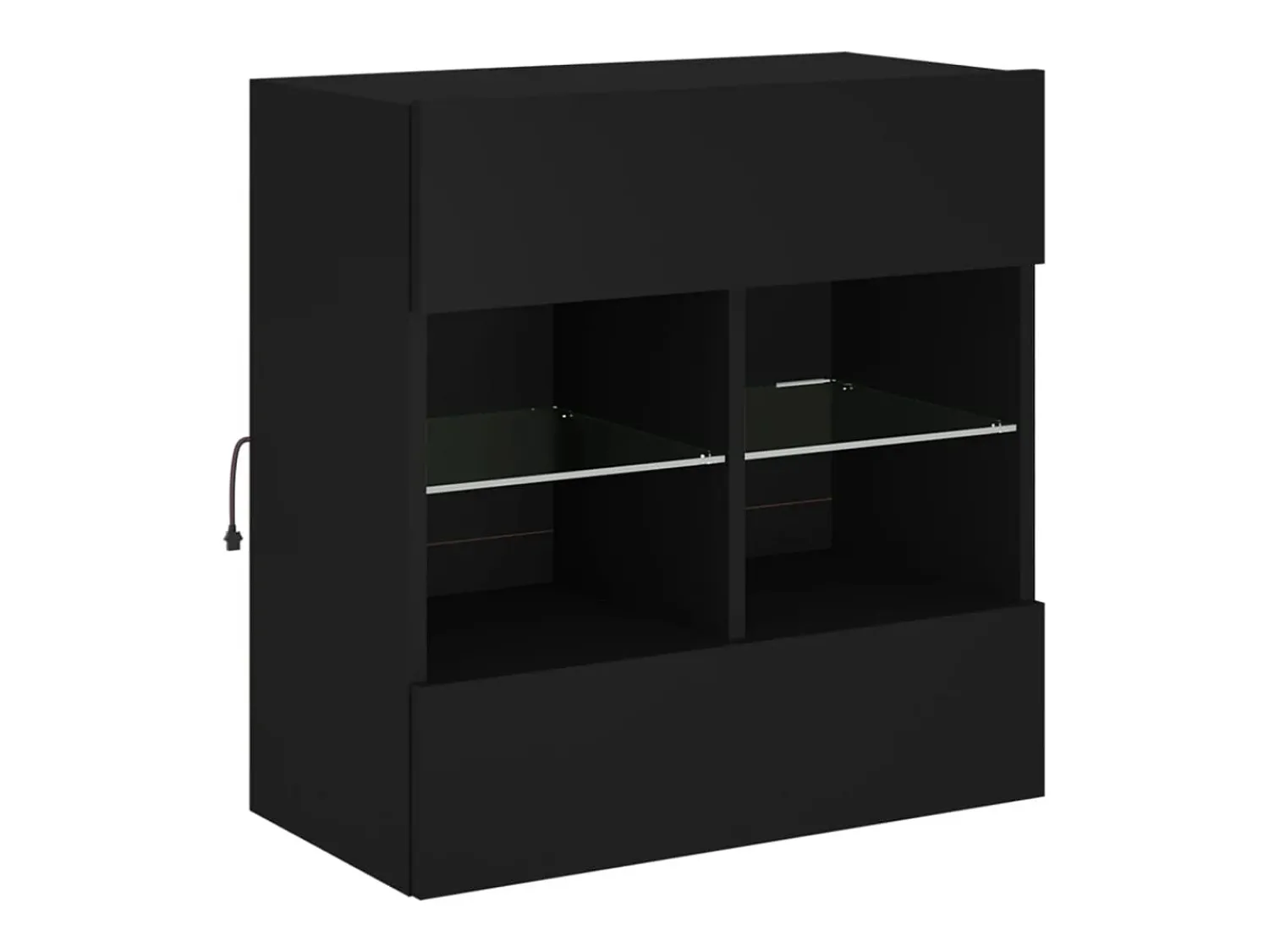 Móvel de parede para TV com luzes LED 58,5x30x60,5 cm PT763986^ Móvel De Tv