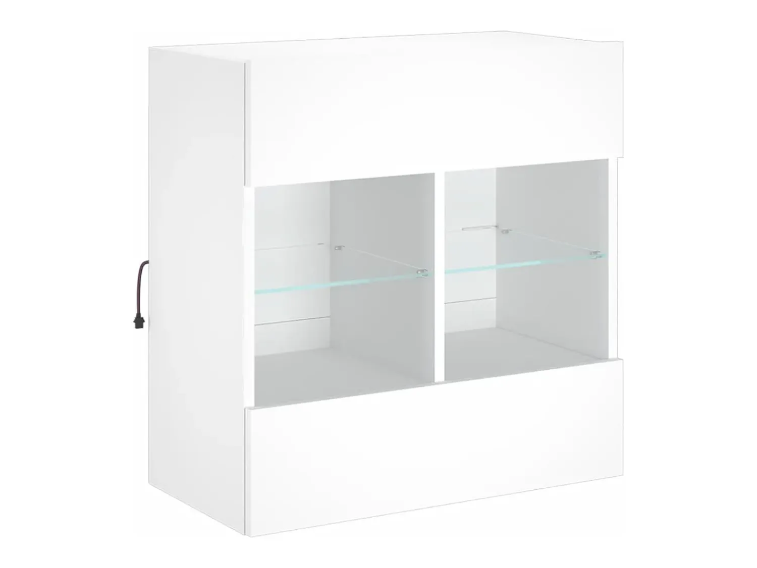 Móvel de parede para TV com luzes LED 58,5x30x60,5 cm PT377922^ Móvel De Tv
