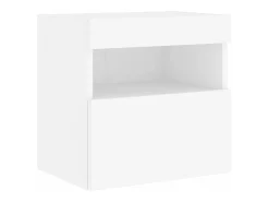 Móvel de parede para TV com luzes LED 40x30x40 cm PT269719^ Móvel De Tv
