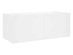 vidaxl Móvel de parede para TV com luzes LED 80x35x31 cm^ Móvel De Tv