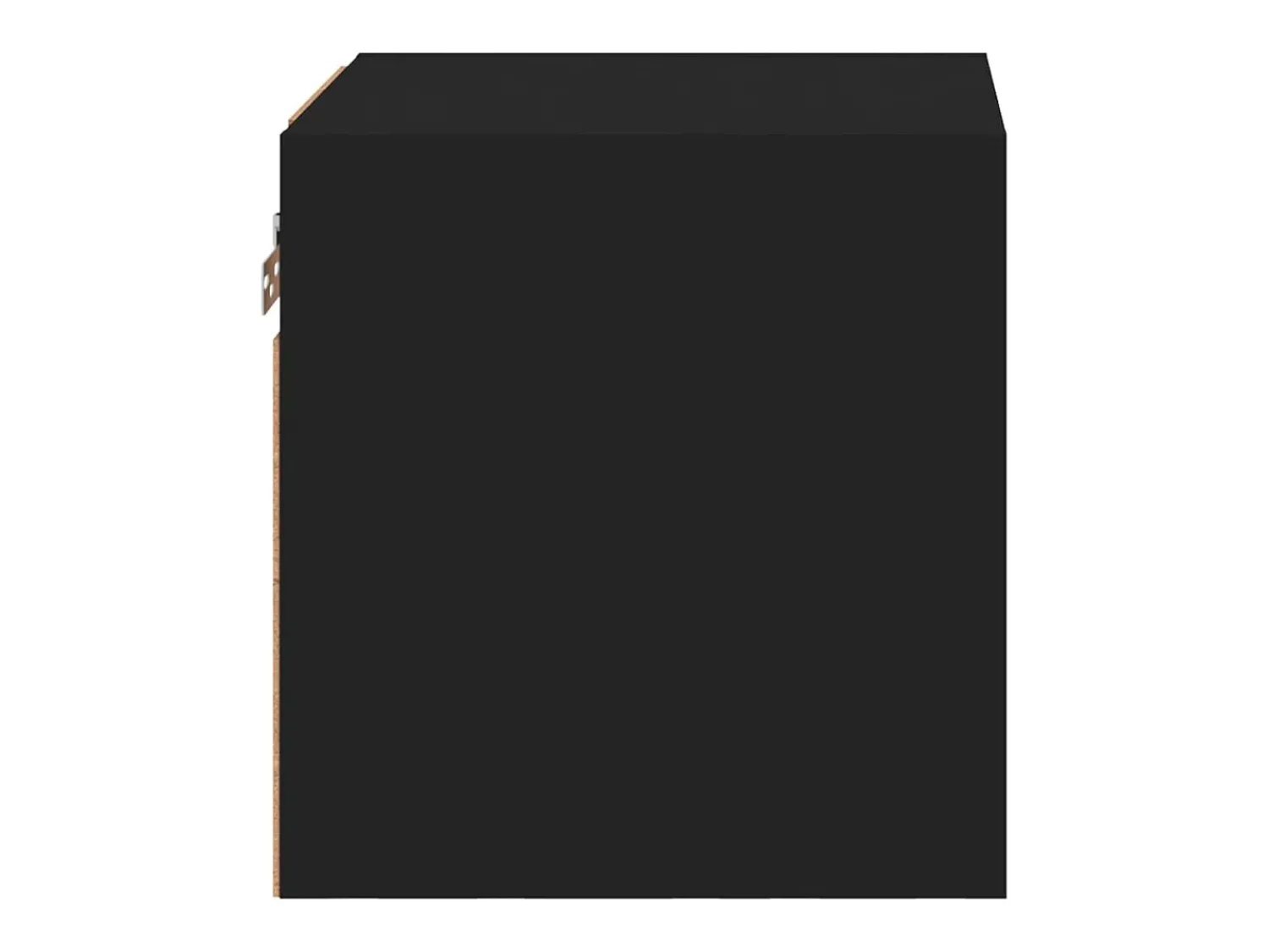 Móvel De Tv*vidaxl Móvel de parede para TV com luzes LED 30x28,5x30 cm Preto