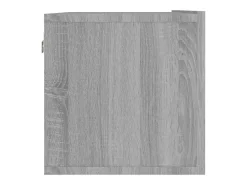 Móvel De Tv|Helloshop26 Móvel de parede para TV Sonoma 120 x 30 x 30 cm madeira engenheirada cinza 02_0024282 Castanho
