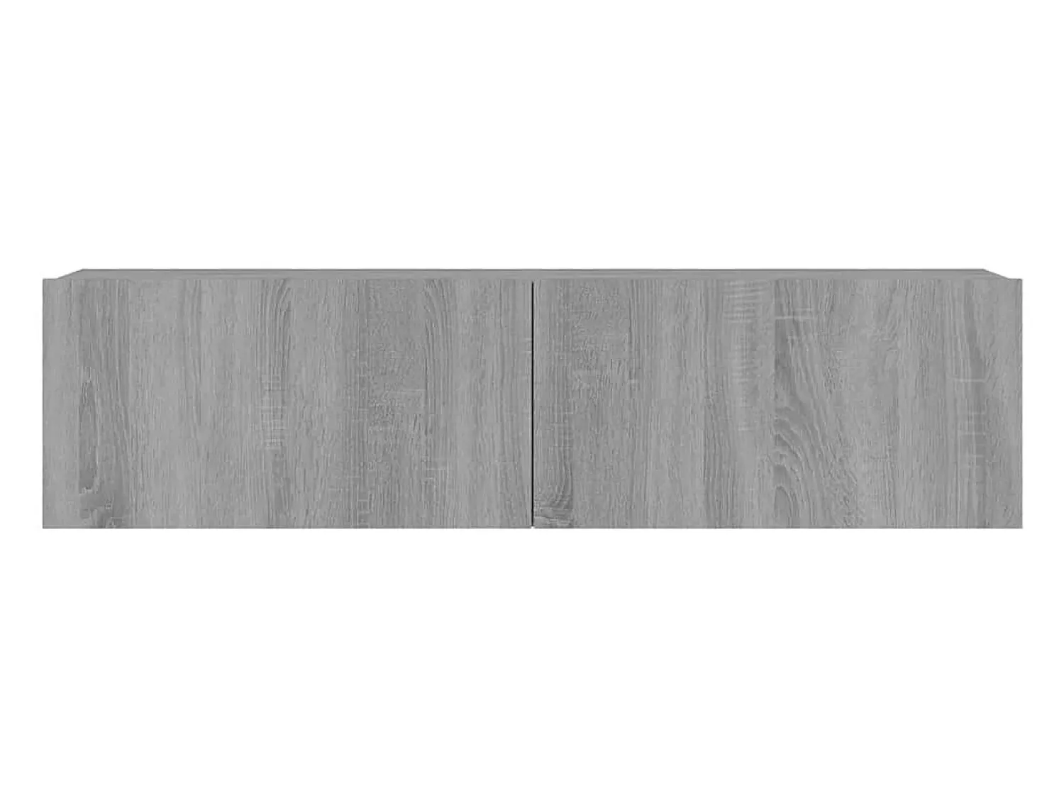Móvel De Tv|Helloshop26 Móvel de parede para TV Sonoma 120 x 30 x 30 cm madeira engenheirada cinza 02_0024282 Castanho