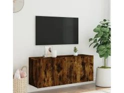 Hot Móvel de parede para TV 100x30x41 cm carvalho fumado PT865247 Castanho