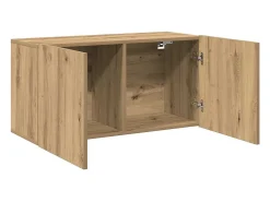 Discount vidaxl Móvel de parede para TV 80x30x41 cm carvalho artisiano Natural claro