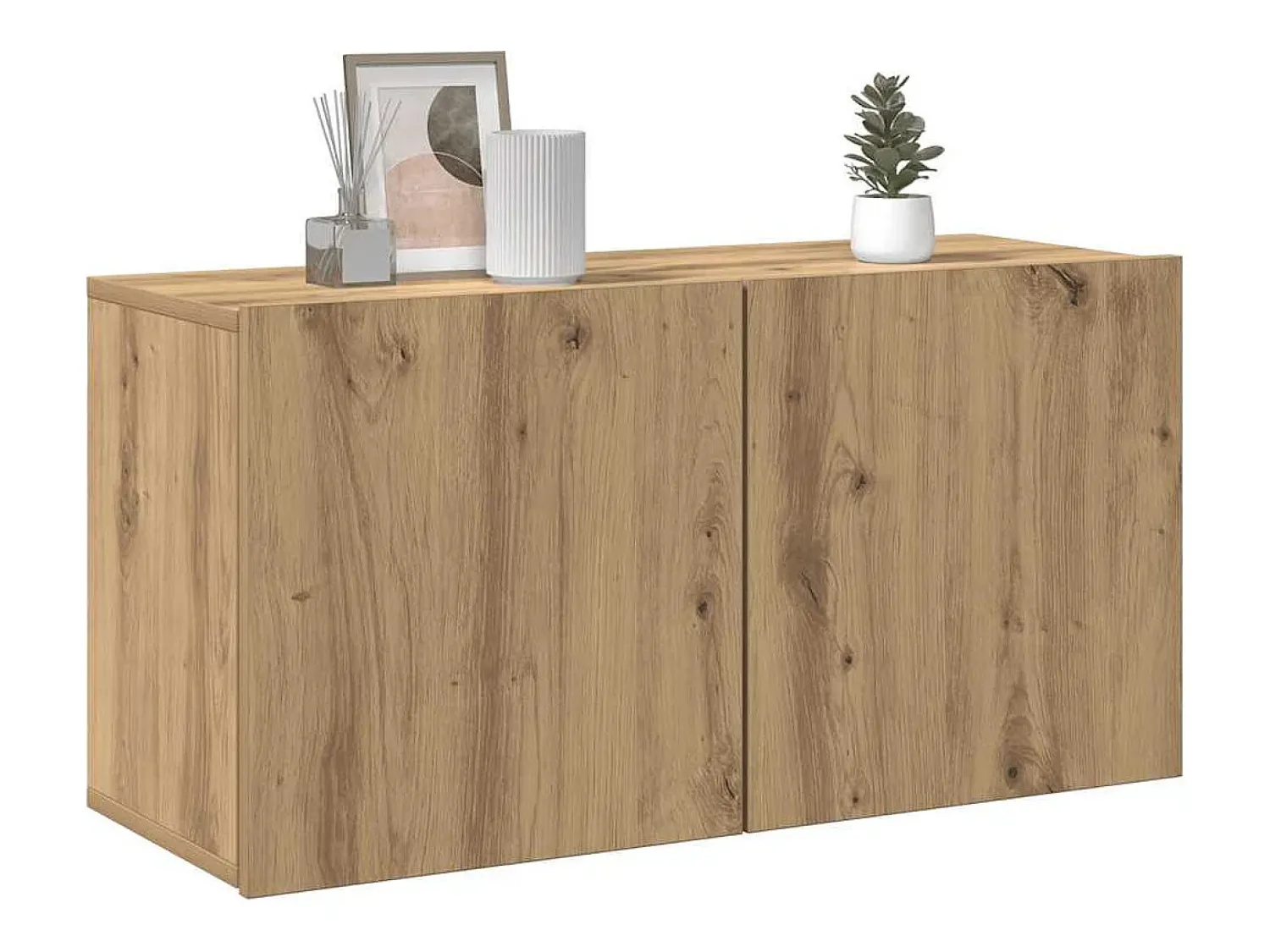 Discount vidaxl Móvel de parede para TV 80x30x41 cm carvalho artisiano Natural claro
