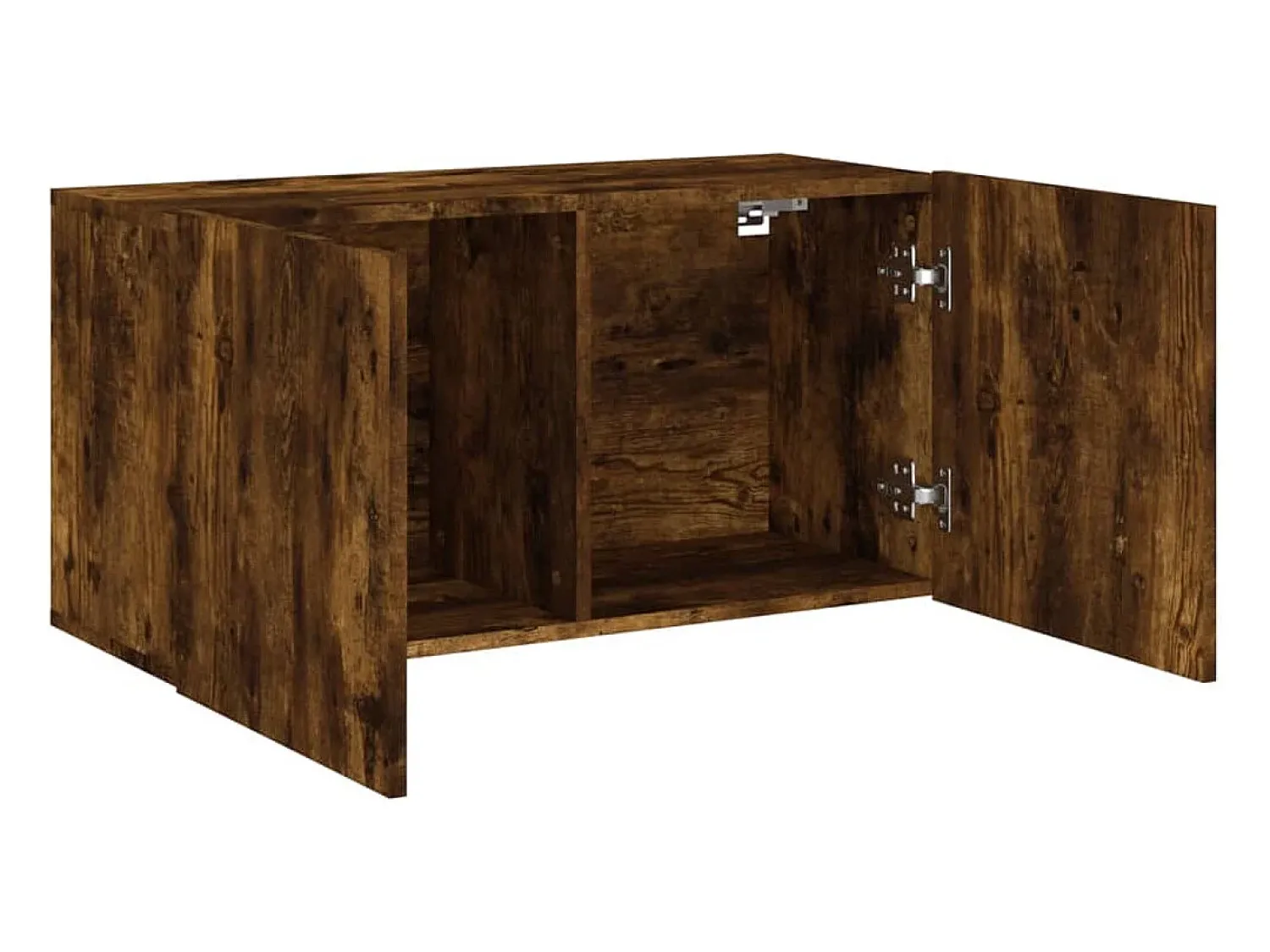 Móvel De Tv* Móvel de parede para TV 80x30x41 cm carvalho fumado PT851022 Castanho