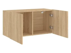 Móvel de parede para TV 80x30x41 cm carvalho sonoma PT633295^ Móvel De Tv