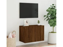 Móvel De Tv| Móvel de parede para TV 60x30x41 cm carvalho PT644292 Castanho