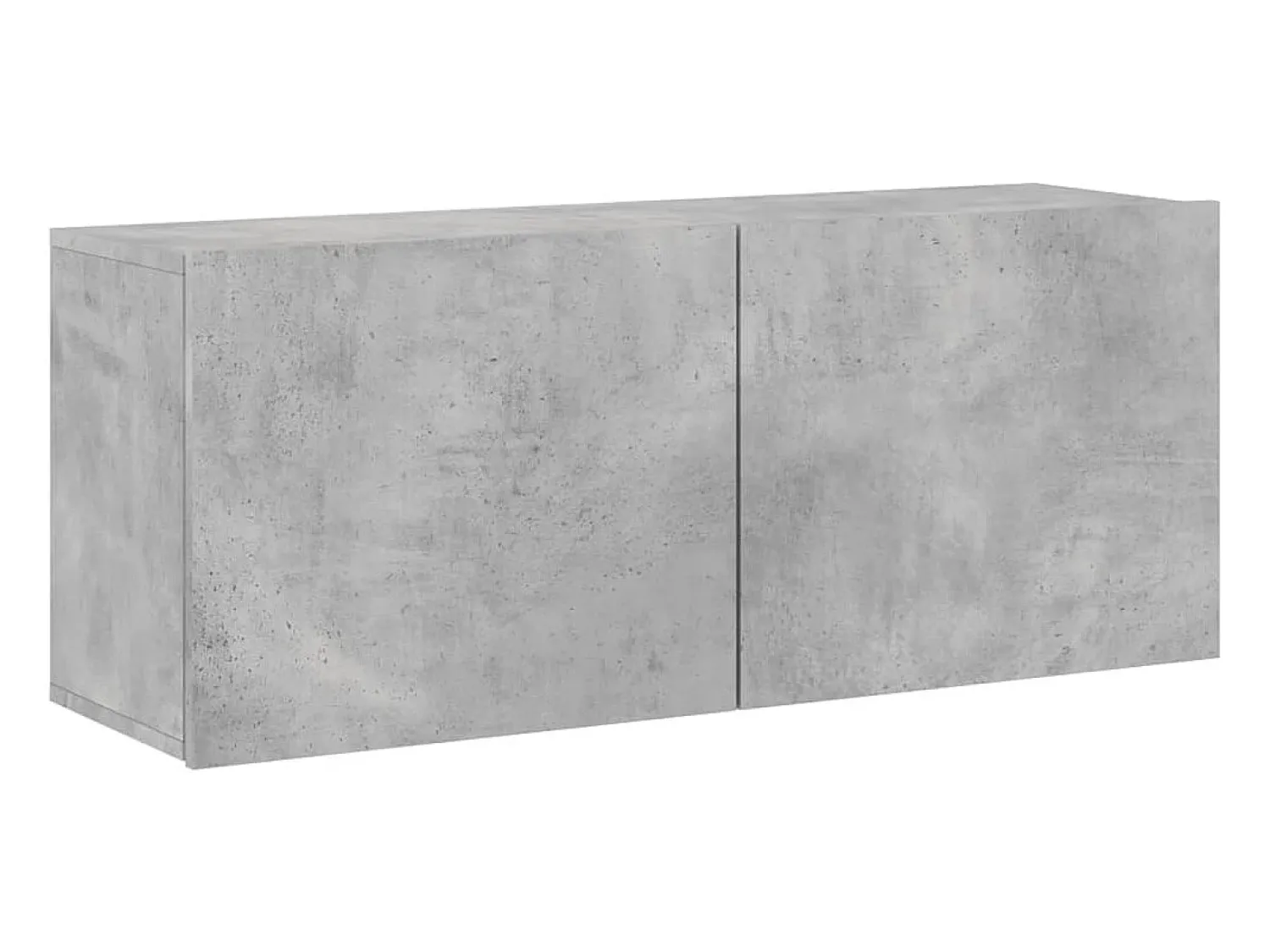 Móvel de parede para TV 100x30x41 cm cimento PT198638^ Móvel De Tv