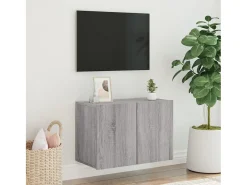 Móvel De Tv* Móvel de parede para TV 60x30x41 cm sonoma PT770349 Cinzento