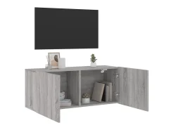 Móvel De Tv*vidaxl Móvel de parede para TV 100x30x41 cm sonoma Cinzento