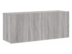 Móvel De Tv* Móvel de parede para TV 100x30x41 cm sonoma PT412611 Cinzento