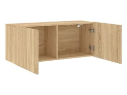 Hot Móvel de parede para TV 100x30x41 cm carvalho sonoma PT679884 Castanho