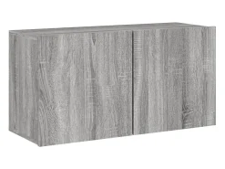 Móvel De Tv* Móvel de parede para TV 80x30x41 cm sonoma PT163267 Cinzento
