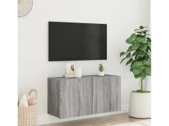Móvel De Tv* Móvel de parede para TV 80x30x41 cm sonoma PT163267 Cinzento