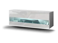 Price Factory Móvel de sala coleção CEPTO 37x91cm, 1 porta com vidro, 2 prateleiras.^ Prateleira