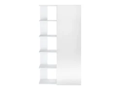 Móvel De Arrumação|Sapateira*Vente-unique Móvel de sapateira com 4 prateleiras e 1 porta espelho - - SYLANY Branco