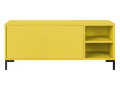 Outlet Móvel de TV 113 cm MIRKO Amarelo