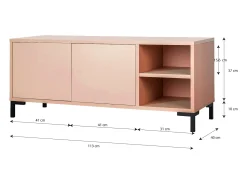 Móvel de TV 113 cm MIRKO^ Móvel De Tv