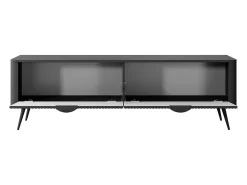 Best Móvel de TV: 2 portas, armário: , 163,2 x 51,2 x 38cm Preto