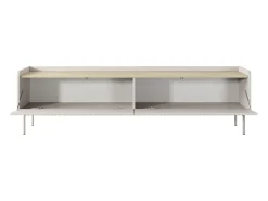 Móvel de TV: 2 portas, Cor do móvel: Caxemira, 181 x 50,2 x 38cm Bege