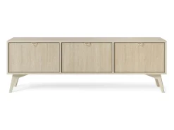 Móvel de TV 3 portas em madeira laminada 158x52 cm^ Móvel De Tv