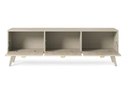 Móvel de TV 3 portas em madeira laminada 158x52 cm^ Móvel De Tv