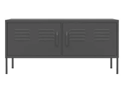 Móvel de TV aço 105x35x50 cm antracite PT233945^ Móvel De Tv