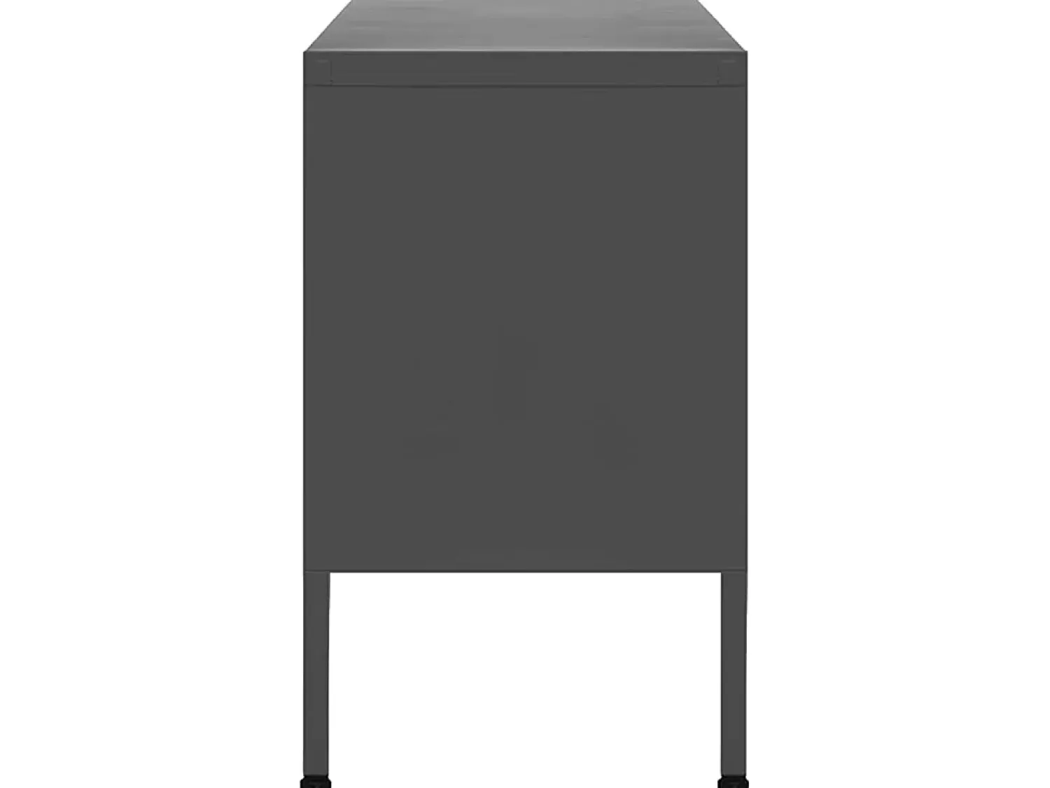 Móvel de TV aço 105x35x50 cm antracite PT233945^ Móvel De Tv